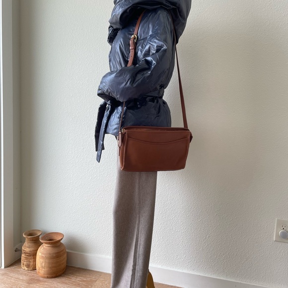 Coach Brown Leather Crossbody Bag - Picture 12 of 16